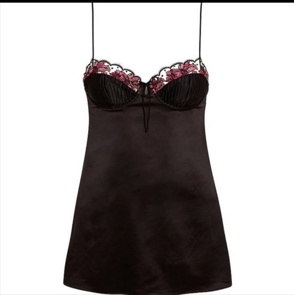 For Love and Lemons Black Juliet Slip Dress - Picture 4 of 5